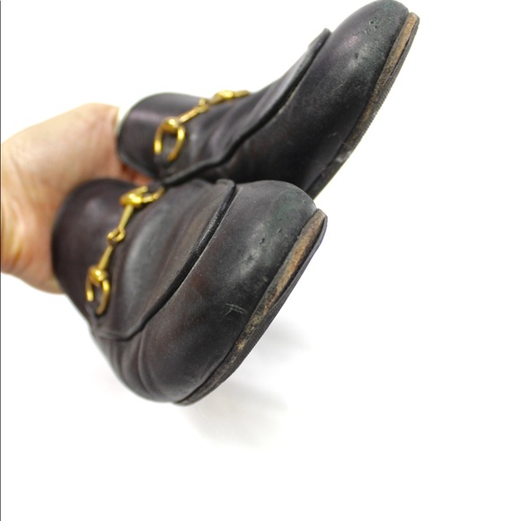 GUCCI Princetown Leather Horsebit Loafers Mules - Picture 4 of 12